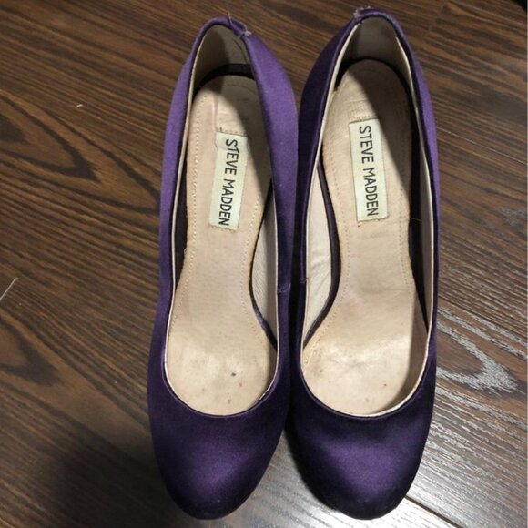 Steve Madden Purple Heels - Picture 1 of 3
